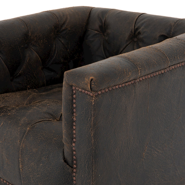 MAXX SWIVEL CHAIR-DESTROYED BLACK