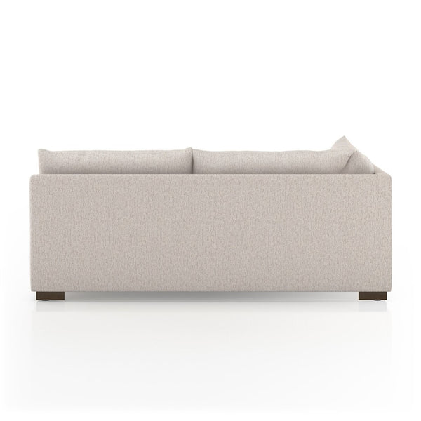 Westwood Sectional In Bayside Pebble And Espresso