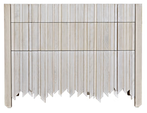 Desdemona 3 Drawer Chest, Bleached Elm