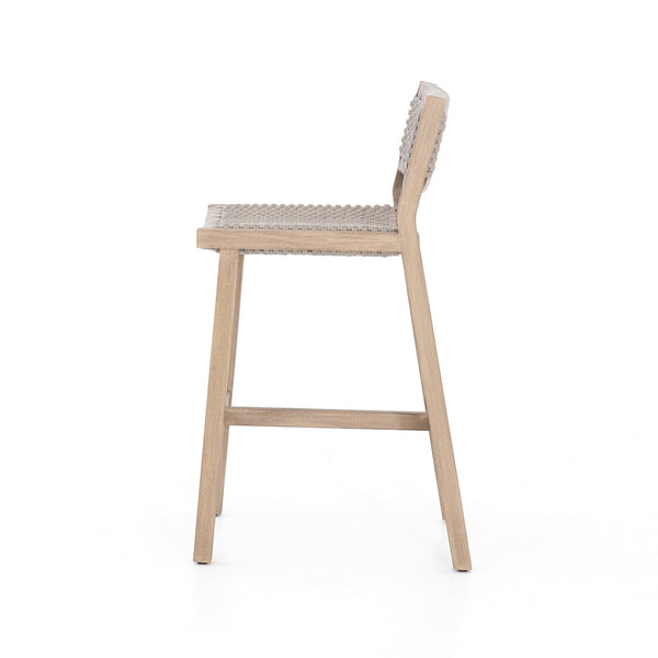 Delano Outdoor Bar Stool-Washed Brown