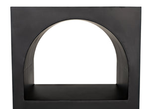 Aqueduct Bookcase, A, Black Metal