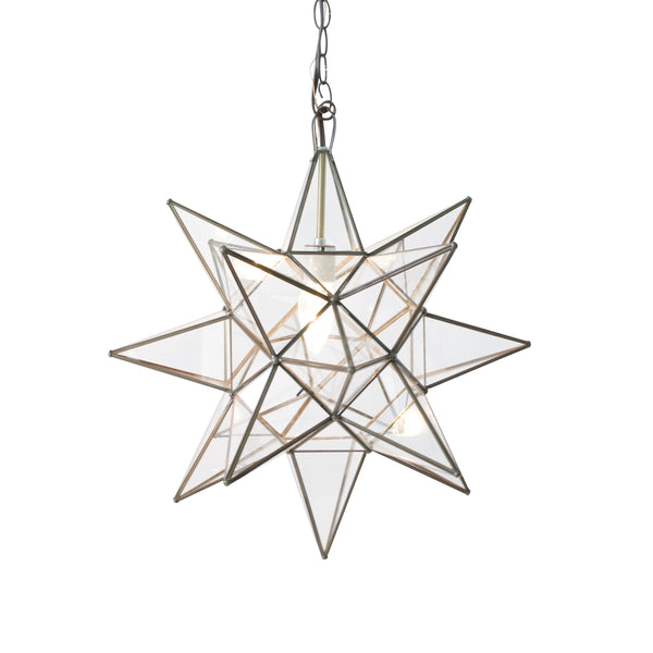 XL CLEAR STAR CHANDELIER
