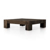 Abaso Coffee Table In Ebony Rustic