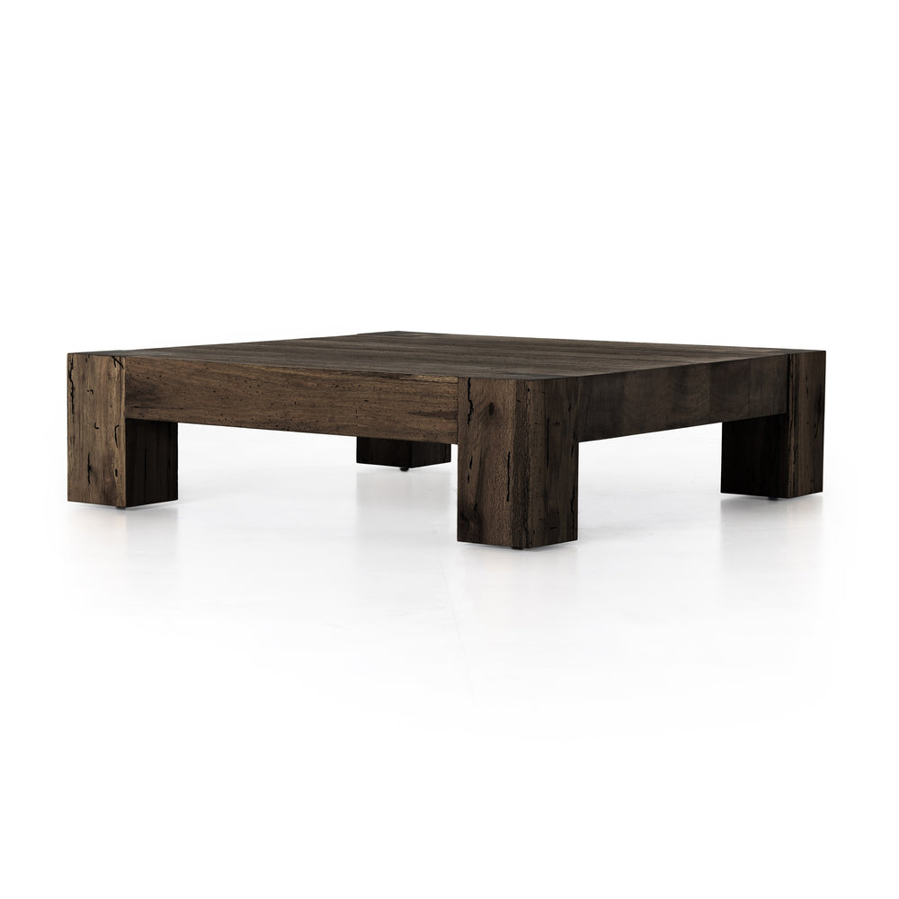 Abaso Coffee Table In Ebony Rustic