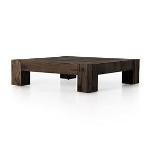Abaso Coffee Table In Ebony Rustic