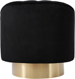 Noel Accent Chair In Black Velvet