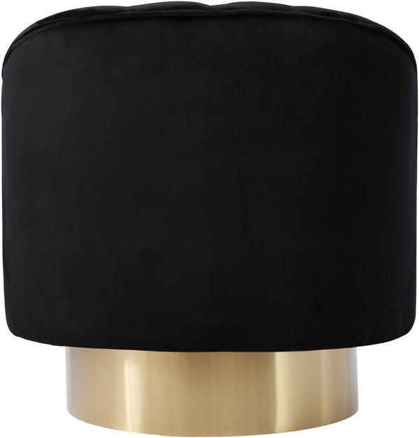 Noel Accent Chair In Black Velvet