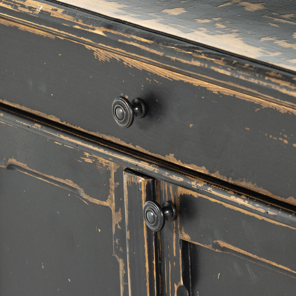 Marjorie Sideboard In Distressed Black