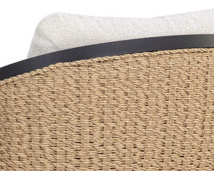 BORA SWIVEL ARMCHAIR - LOUIS CREAM
