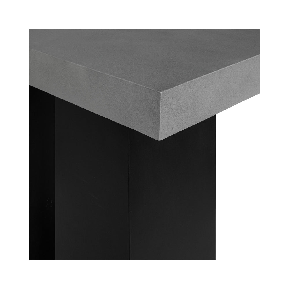 Lithic Outdoor Bar Table in Grey