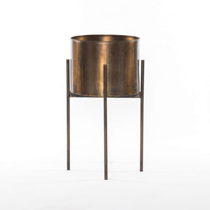 Jed Planter-Weathered Brass