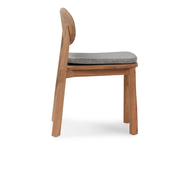 Aston Outdoor Dining Chair - Teak & Olefin