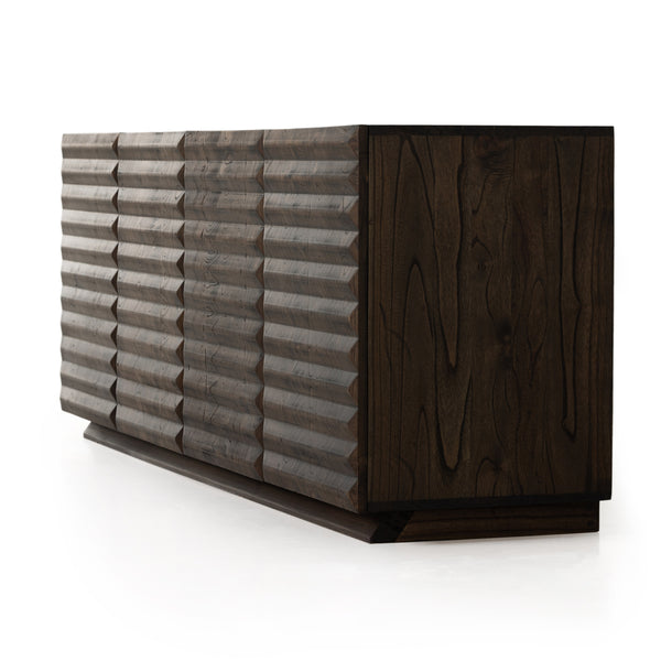 Tussac Media Console In Matte Brown Neem