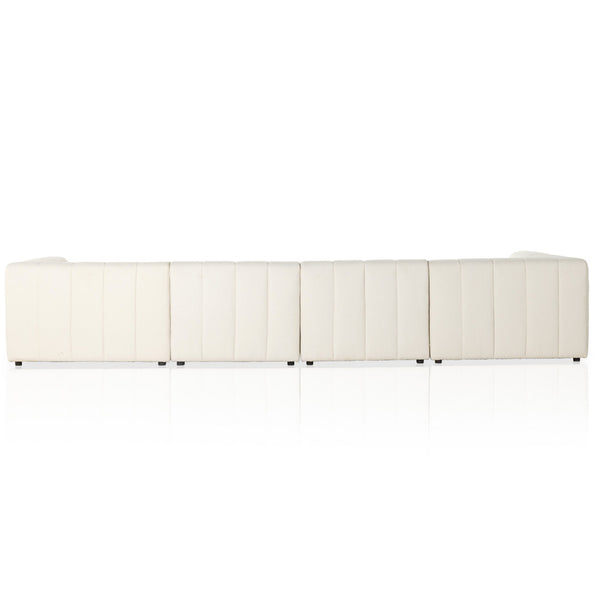 Langham Channeled 5-Piece Sectional - Fayette Cloud