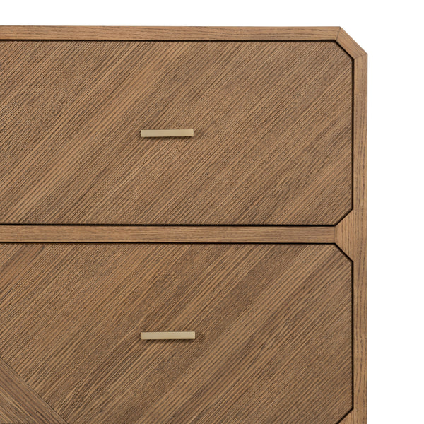 Caspian 6 Drawer Dresser In Nat Ash Veneer