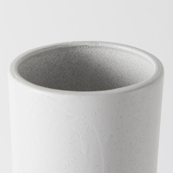 Laforge 17.3H White Ceramic Vase