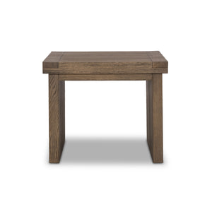 Warby End Table in Worn Oak Veneer