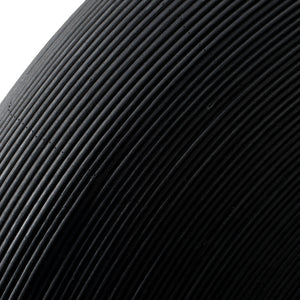 Paddock Bamboo Round Wall Mirror, Black