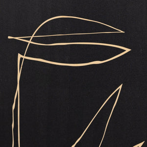 Abstract Botanic Line Drawing In Roseanne