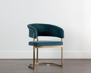 MARRIS DINING ARMCHAIR - GOLD - DANNY TEAL