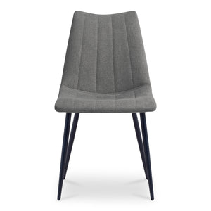 Moe's Alibi Dining Chair Set of 2 in Dark Grey