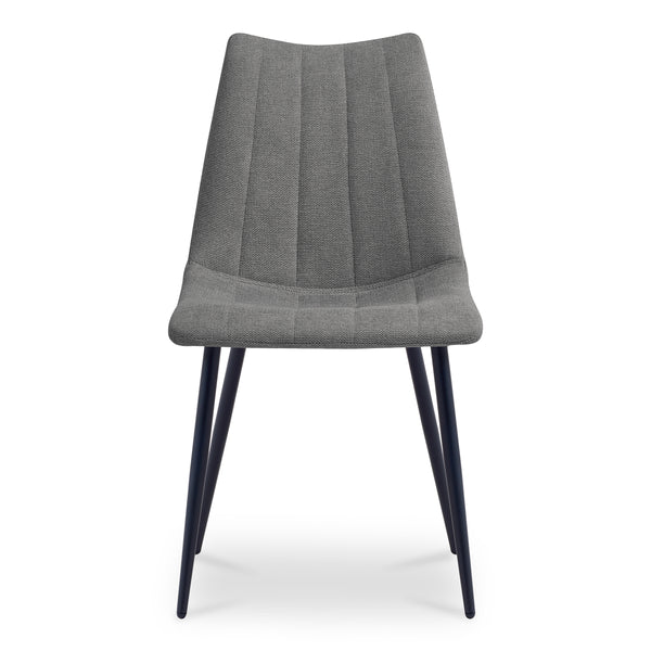 Moe's Alibi Dining Chair Set of 2 in Dark Grey