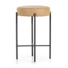 Nocona Stool In Tan Leather In Counter