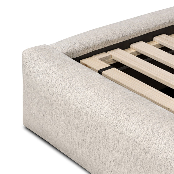 Quincy Queen Bed - Plushtone Linen