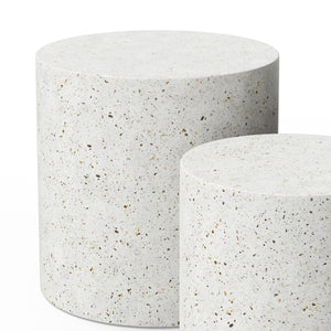 Ivory Terrazzo Pedestals