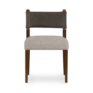Ferris Dining Chair In Nubuck Charcoal