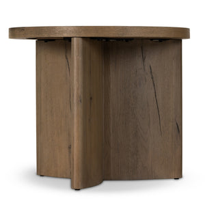 Toli End Table - Rustic Grey Veneer