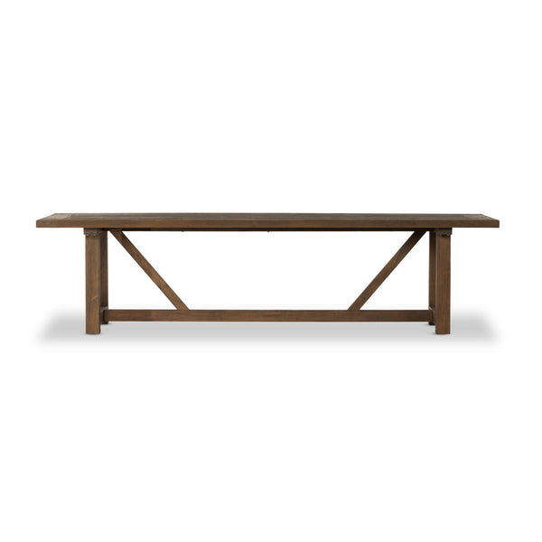 Stewart Outdoor Dining Table In 118"