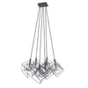 Artistry AC11119PN Chandelier in Matte Black & Polished Nickel