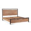 Aspen Queen Bed, Smoked Acacia