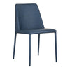 Moe's Nora Dining Chair Set, Grey Vegan Leather