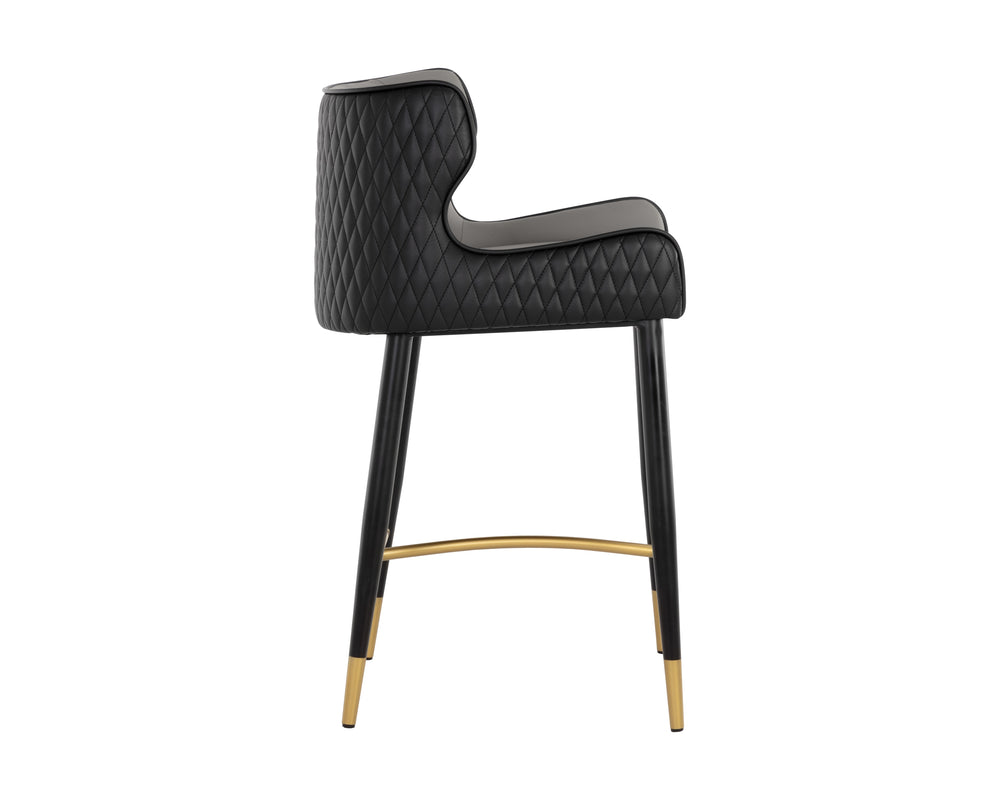 GIANNI COUNTER STOOL - DILLON STRATUS / DILLON BLACK