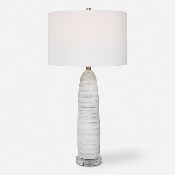 Levadia Matte White Table Lamp