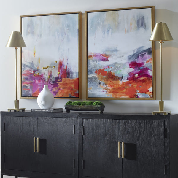 Color Theory Framed Abstract Art Set/2
