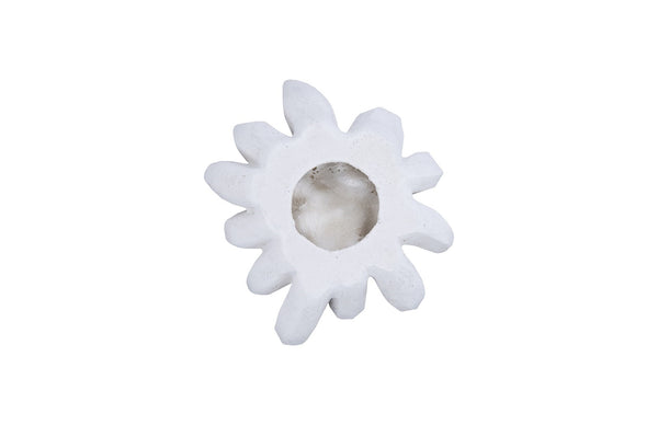 Compactum Succulent Wall Art, White Stone