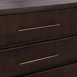 Westlake Solid Wood 3-Drawer Chest - Kona Brown