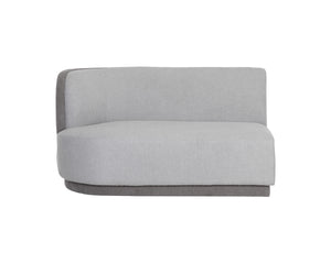 JACLYN MODULAR - LEFT ARMCHAIR - EGYPT LIGHT GREY / DANNY MEDIUM GREY