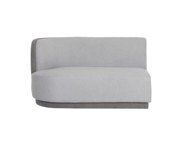 JACLYN MODULAR - LEFT ARMCHAIR - EGYPT LIGHT GREY / DANNY MEDIUM GREY
