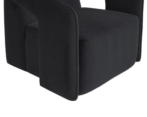 Kendrick Swivel Chair - Abbington Black