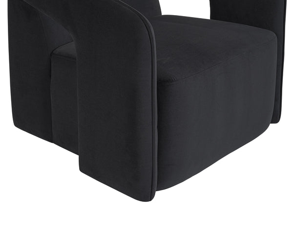 Kendrick Swivel Chair - Abbington Black
