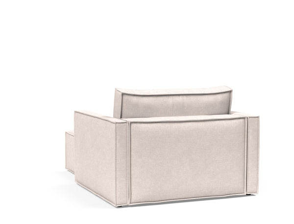 NEWILLA LOUNGER CHAIR W/SLIM ARM RESTS, 39"X61"