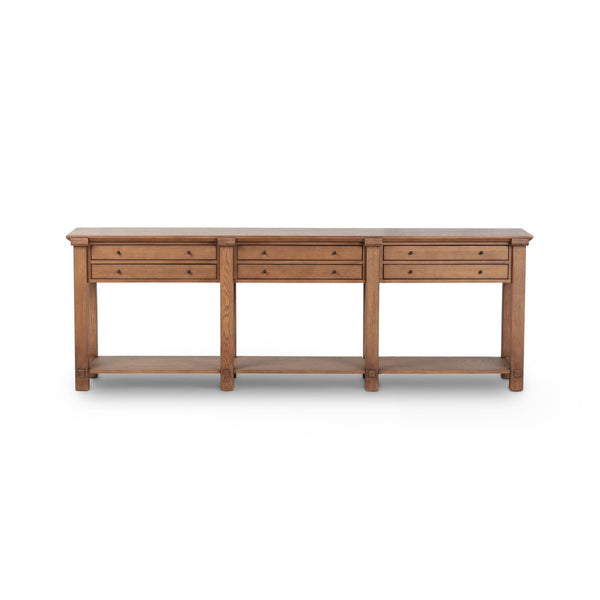 Gardendale Console Table - Tan Oak