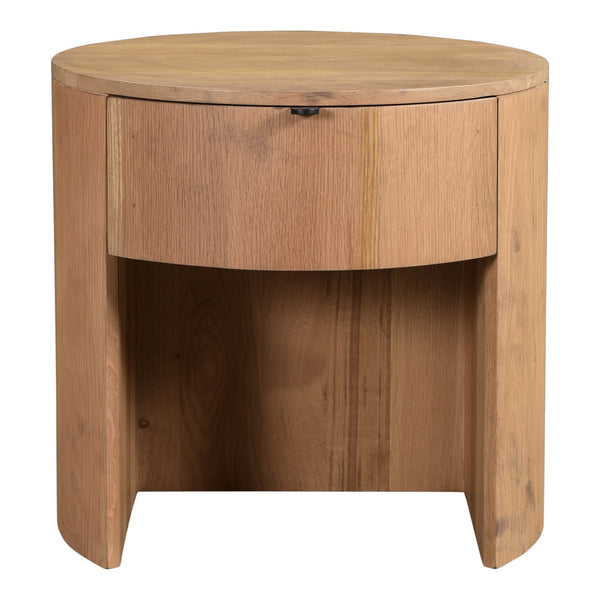 Moe's Theo One Drawer Nightstand in Natural Oak
