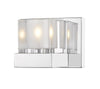 Fallon 1 Light Wall Sconce in Chrome Finish