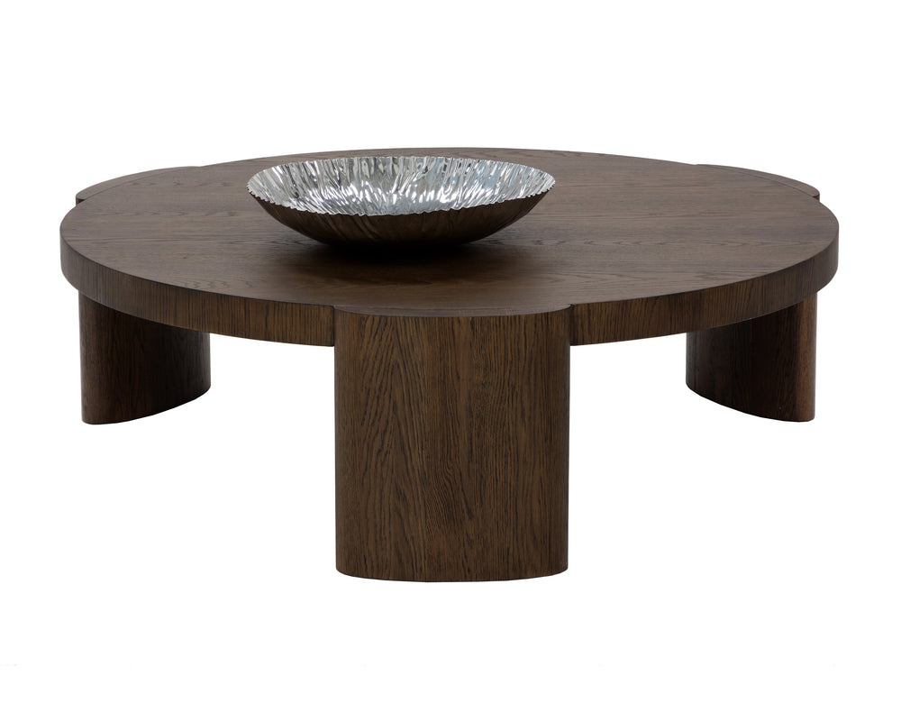 ALOUETTE COFFEE TABLE - DISTRESSED BROWN