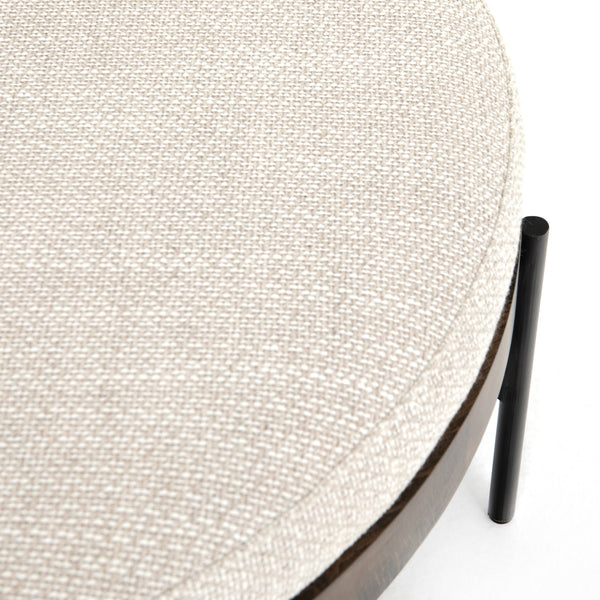 Edwyn Large Ottoman In Gibson Wheat